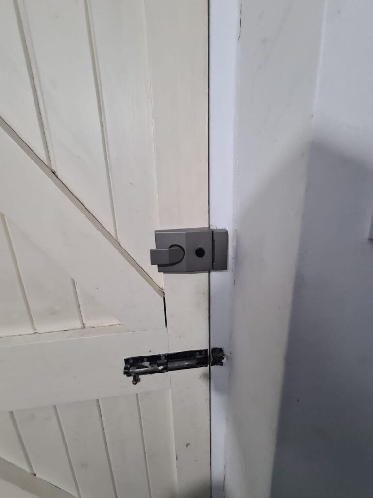 Door lock replaced | outside door