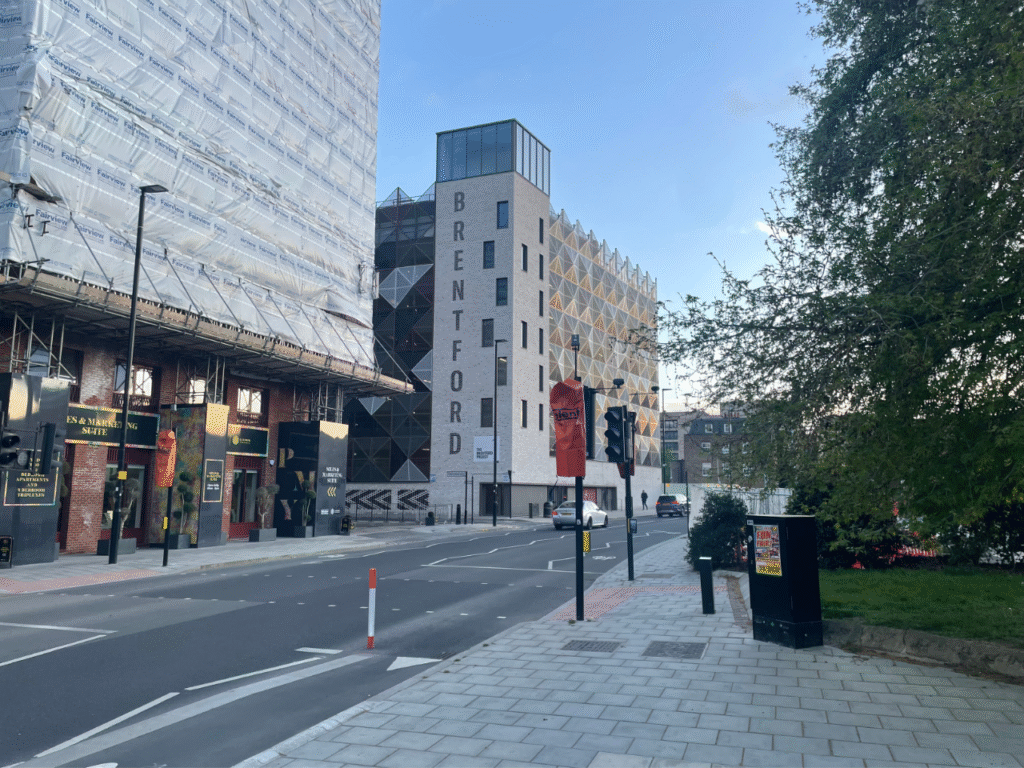 Locksmith Brentford TW8 | Brentford parking lot in front of the new Lidl